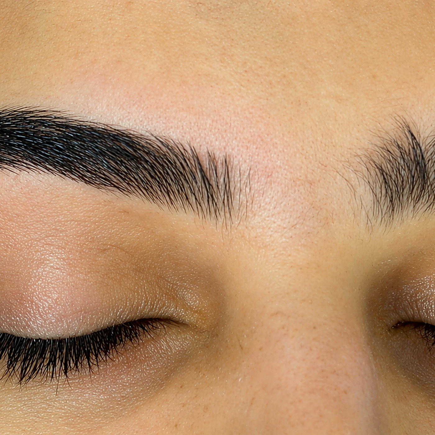Eyebrow threading result at Get Set Salon, Waterloo